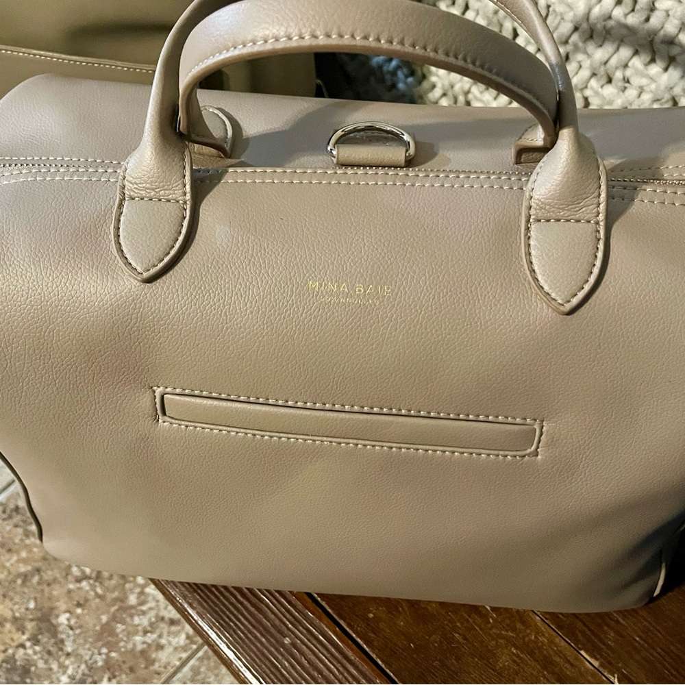 Mina Baie Emmy Baby Bag in Sand - Picture 2 of 4